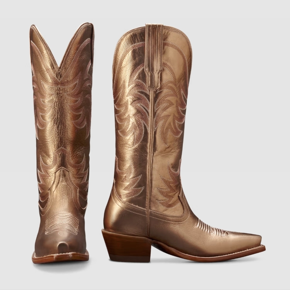 NWT Tecovas Annie Copper Snip Toe Cowgirl Boots Size 7B